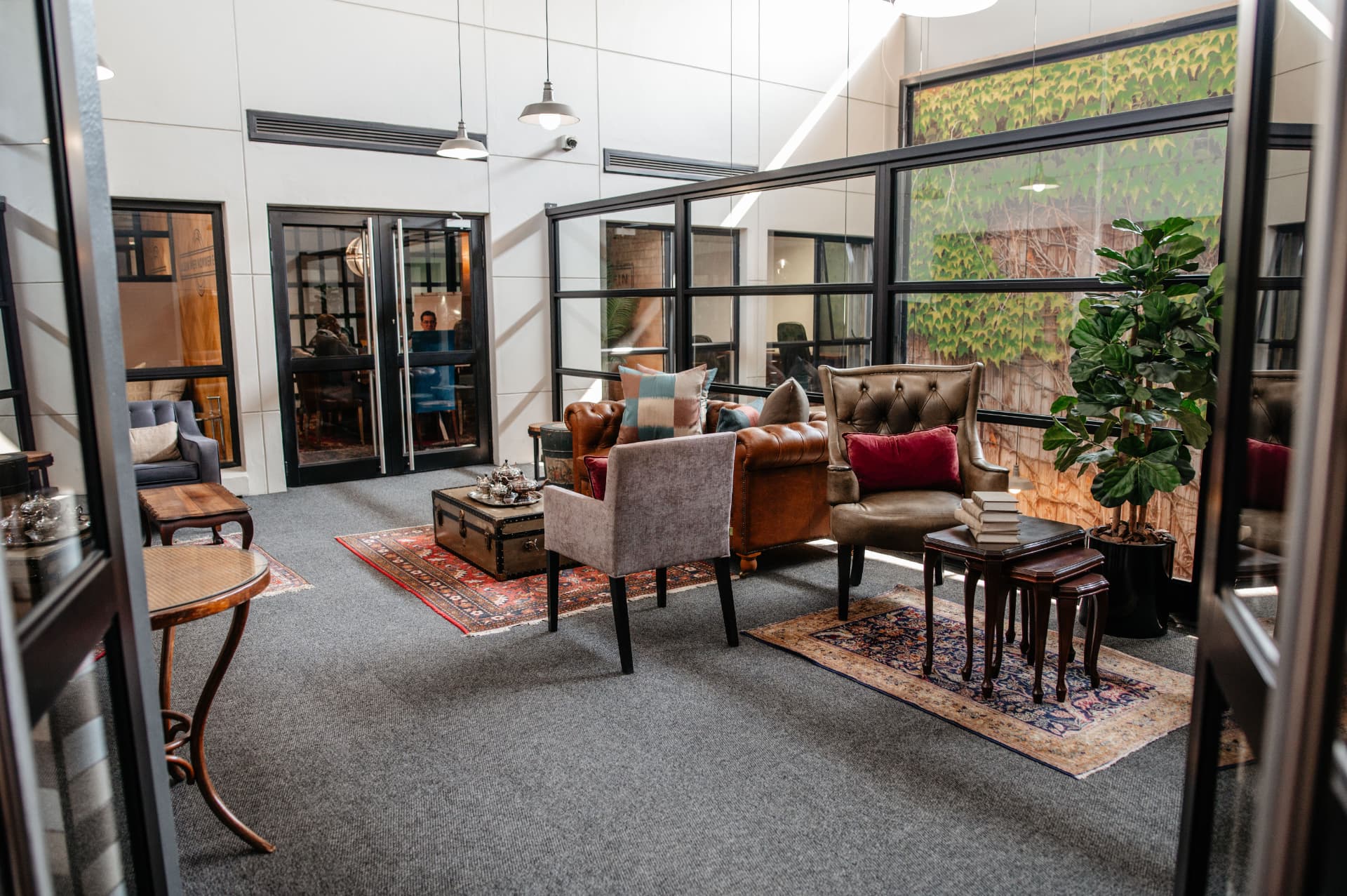Interior architecture photography of a lounge